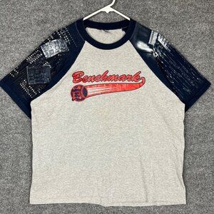 Vintage Benchmark Baseball 8 T-Shirt Men's SZ‎ XL USA Made